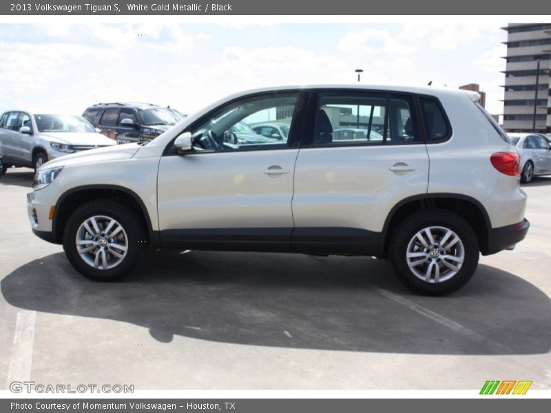 White Gold Metallic / Black 2013 Volkswagen Tiguan S