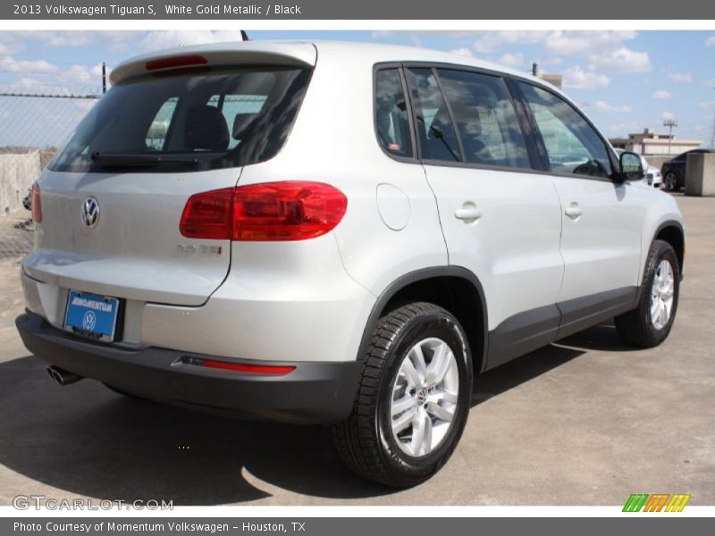 White Gold Metallic / Black 2013 Volkswagen Tiguan S