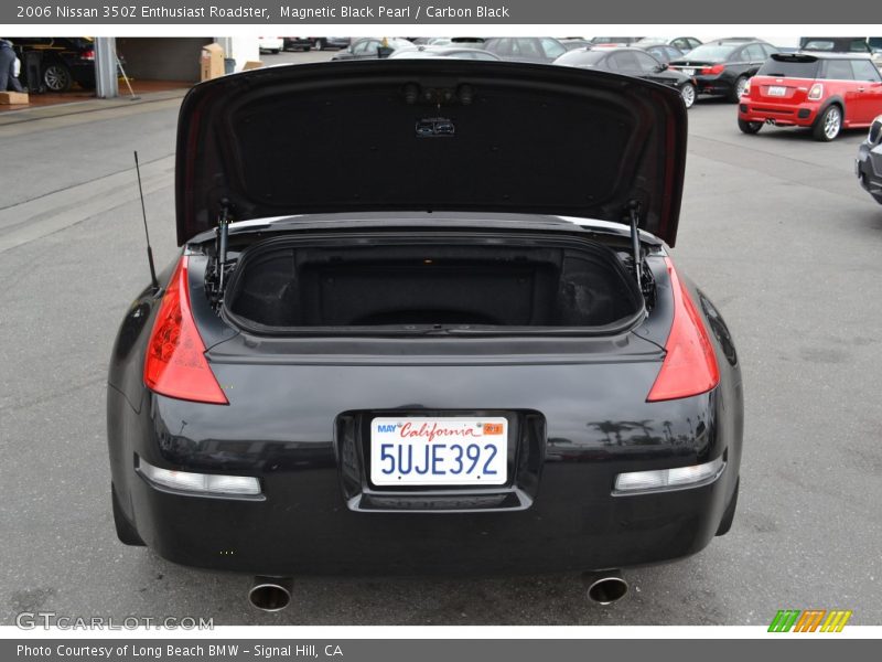 Magnetic Black Pearl / Carbon Black 2006 Nissan 350Z Enthusiast Roadster