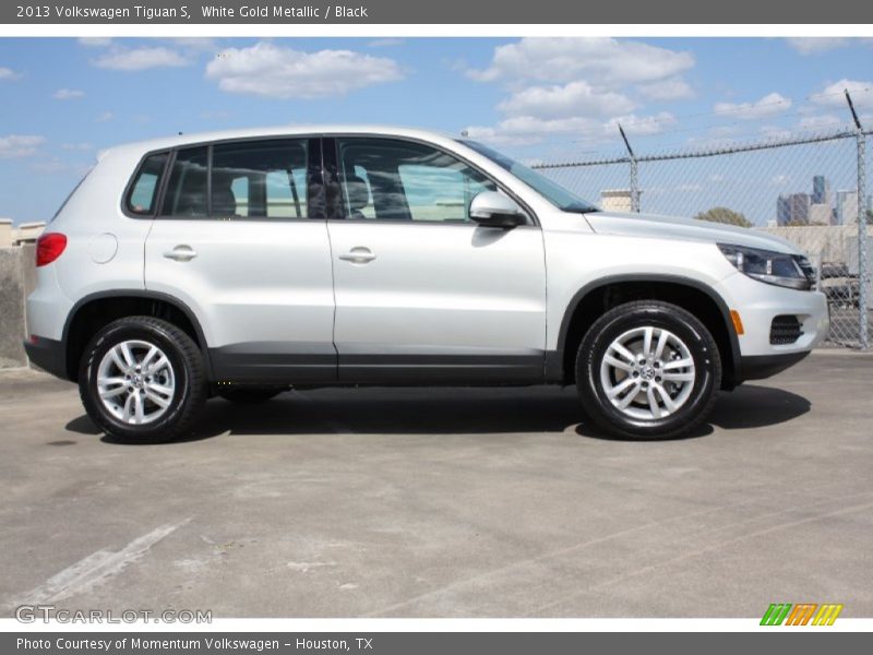 White Gold Metallic / Black 2013 Volkswagen Tiguan S