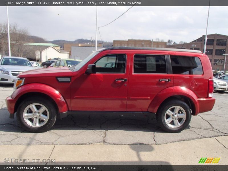  2007 Nitro SXT 4x4 Inferno Red Crystal Pearl
