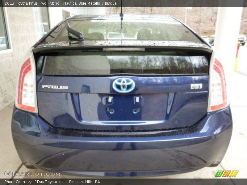 Nautical Blue Metallic / Bisque 2013 Toyota Prius Two Hybrid