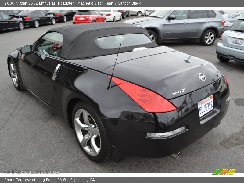 Magnetic Black Pearl / Carbon Black 2006 Nissan 350Z Enthusiast Roadster
