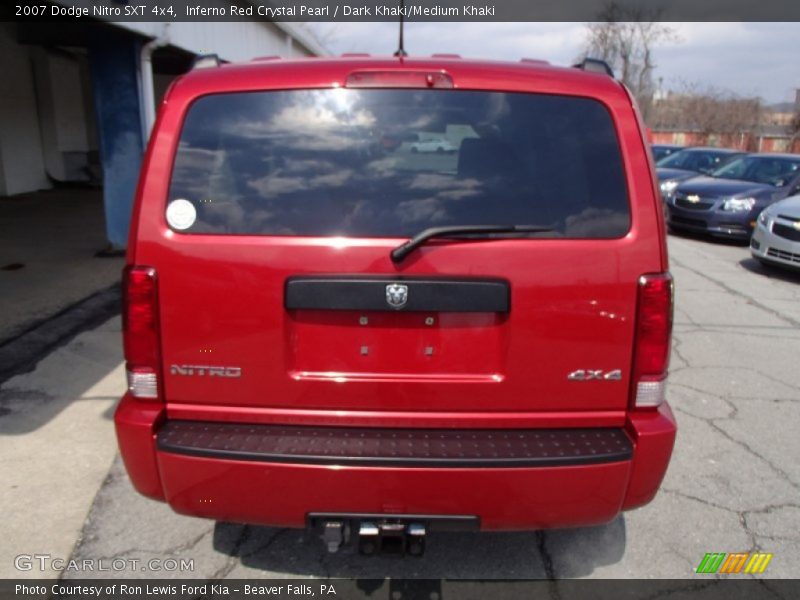  2007 Nitro SXT 4x4 Inferno Red Crystal Pearl