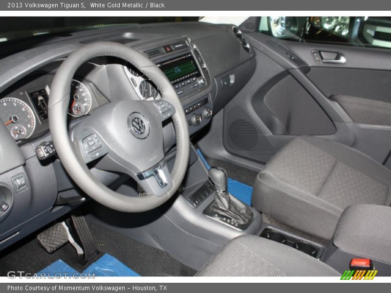 White Gold Metallic / Black 2013 Volkswagen Tiguan S