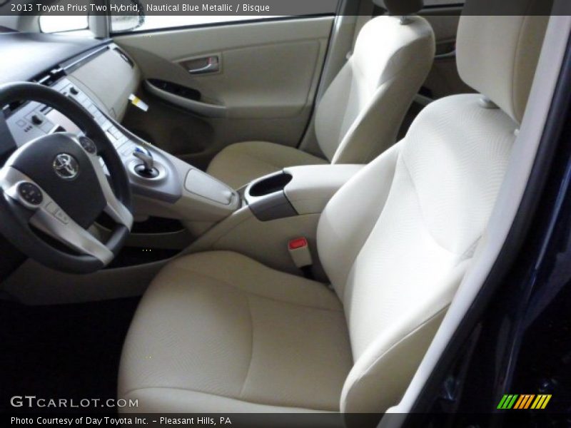 Nautical Blue Metallic / Bisque 2013 Toyota Prius Two Hybrid