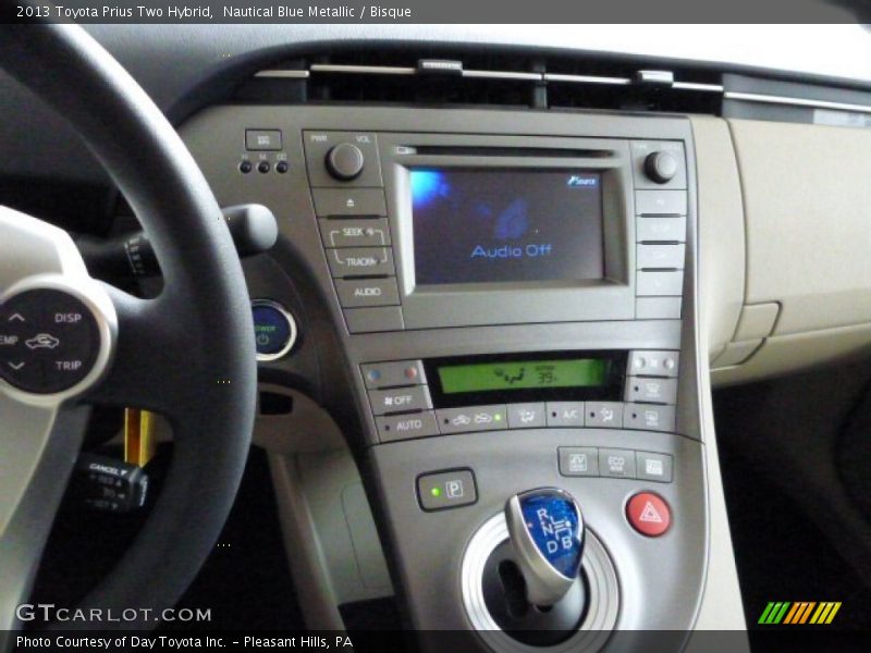 Nautical Blue Metallic / Bisque 2013 Toyota Prius Two Hybrid