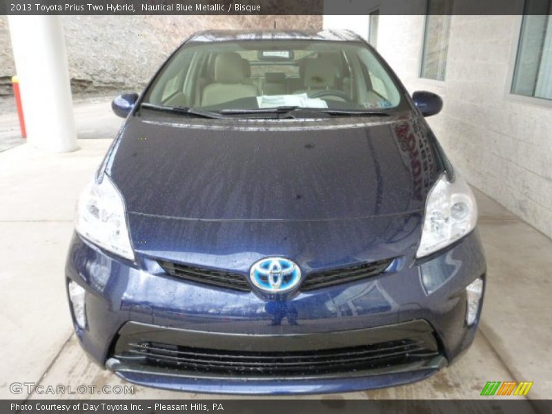 Nautical Blue Metallic / Bisque 2013 Toyota Prius Two Hybrid