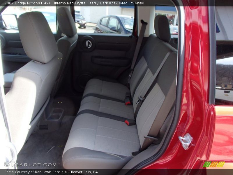 Rear Seat of 2007 Nitro SXT 4x4