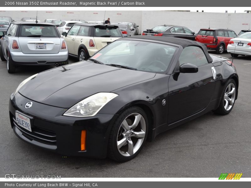 Magnetic Black Pearl / Carbon Black 2006 Nissan 350Z Enthusiast Roadster