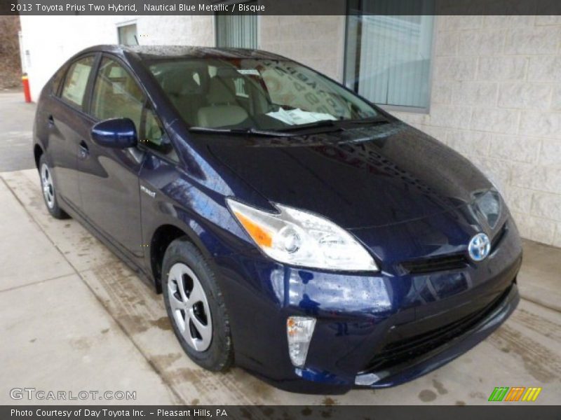 Nautical Blue Metallic / Bisque 2013 Toyota Prius Two Hybrid