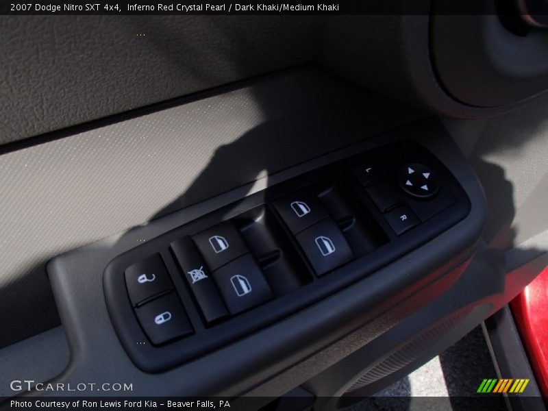 Inferno Red Crystal Pearl / Dark Khaki/Medium Khaki 2007 Dodge Nitro SXT 4x4