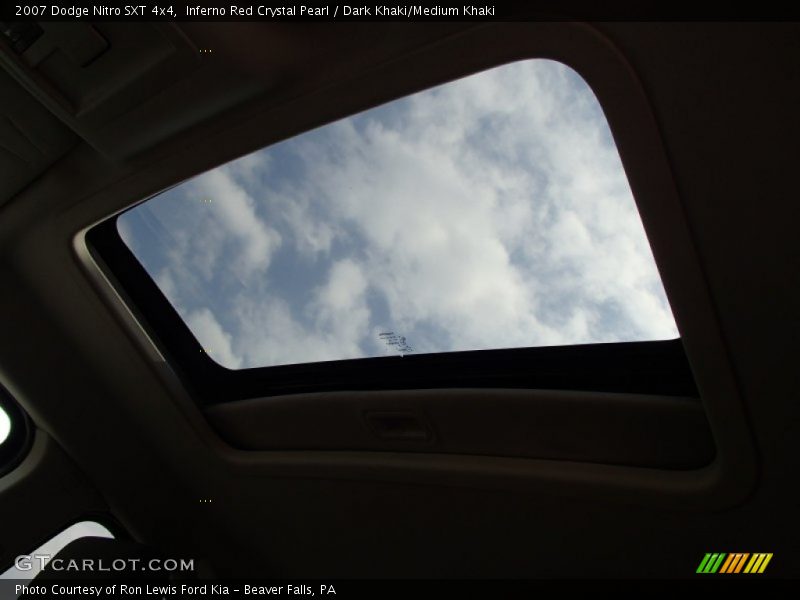 Inferno Red Crystal Pearl / Dark Khaki/Medium Khaki 2007 Dodge Nitro SXT 4x4
