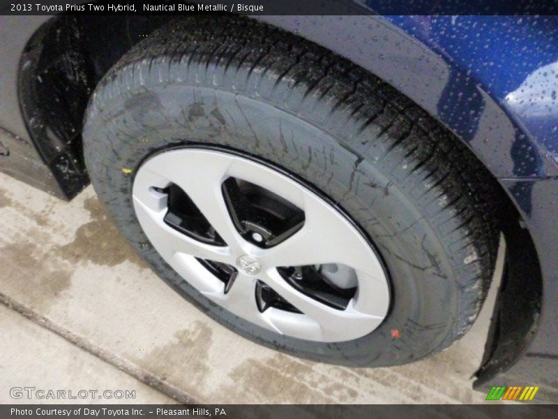 Nautical Blue Metallic / Bisque 2013 Toyota Prius Two Hybrid
