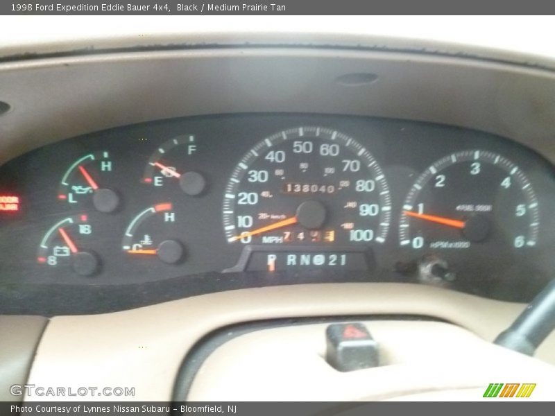 Black / Medium Prairie Tan 1998 Ford Expedition Eddie Bauer 4x4
