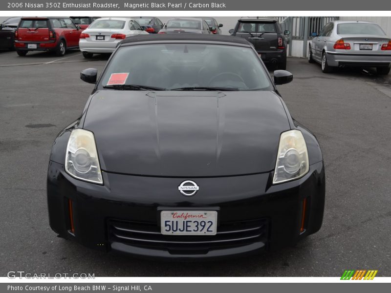 Magnetic Black Pearl / Carbon Black 2006 Nissan 350Z Enthusiast Roadster