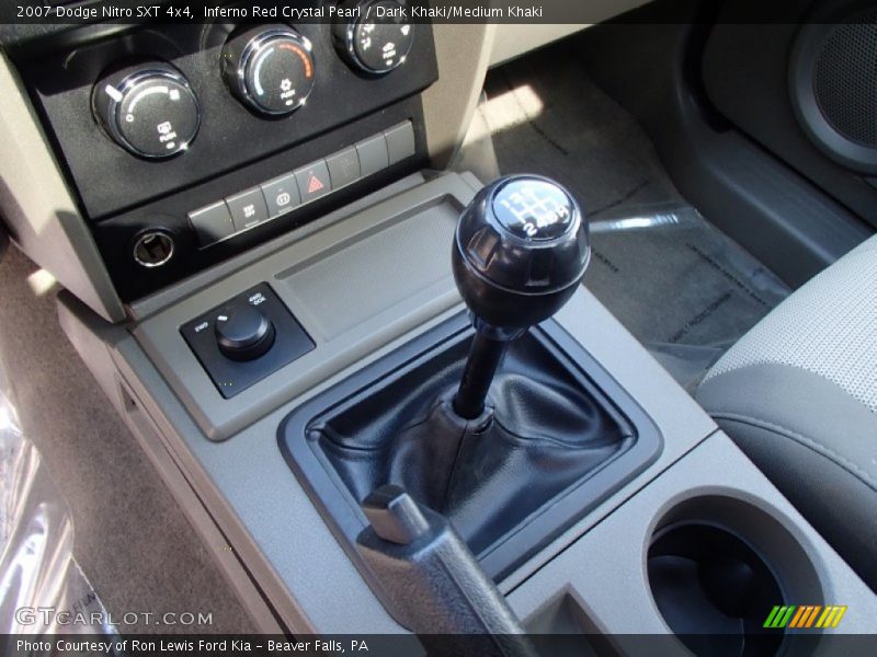  2007 Nitro SXT 4x4 6 Speed Manual Shifter