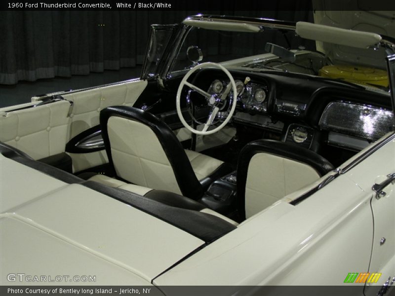 White / Black/White 1960 Ford Thunderbird Convertible