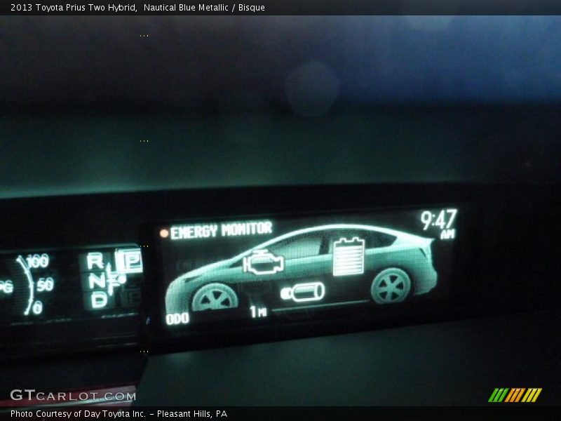 Nautical Blue Metallic / Bisque 2013 Toyota Prius Two Hybrid