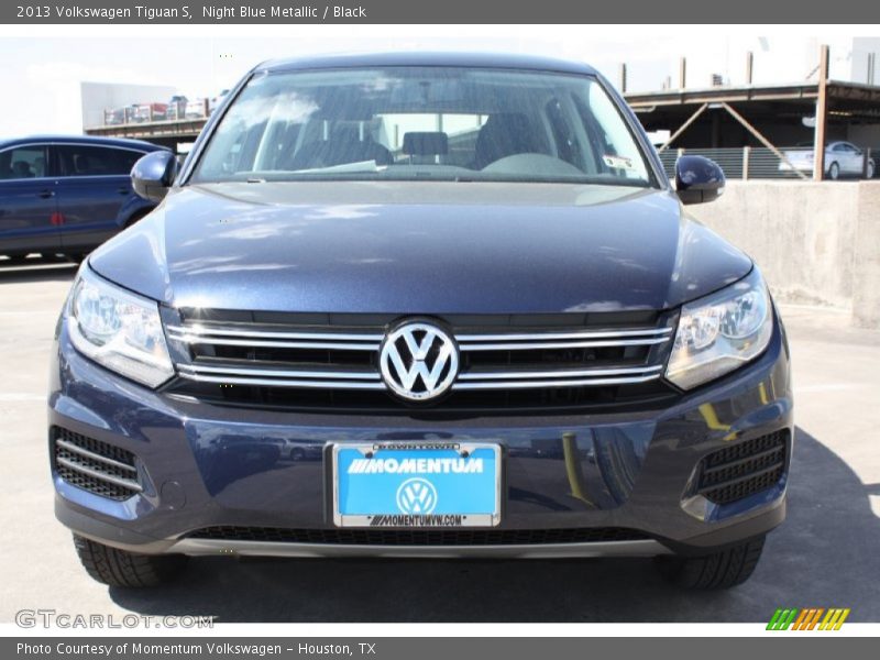 Night Blue Metallic / Black 2013 Volkswagen Tiguan S