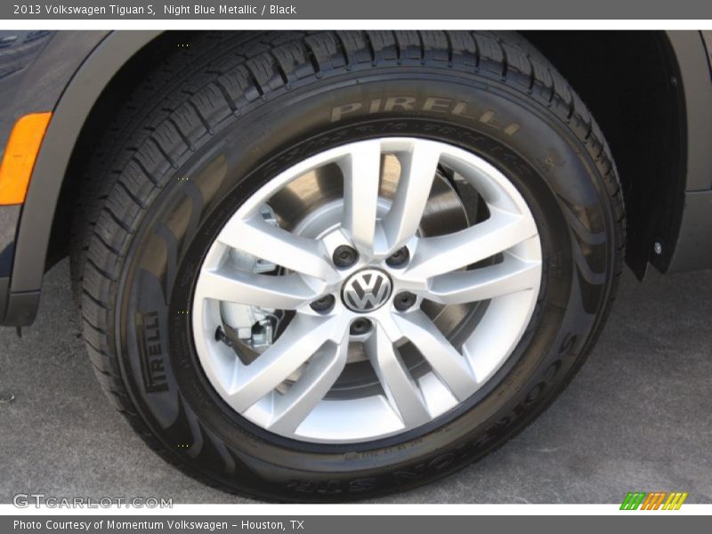 Night Blue Metallic / Black 2013 Volkswagen Tiguan S