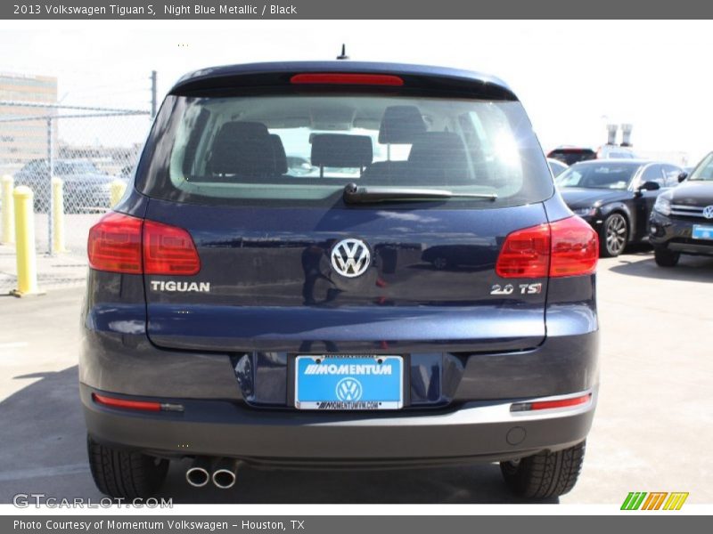 Night Blue Metallic / Black 2013 Volkswagen Tiguan S
