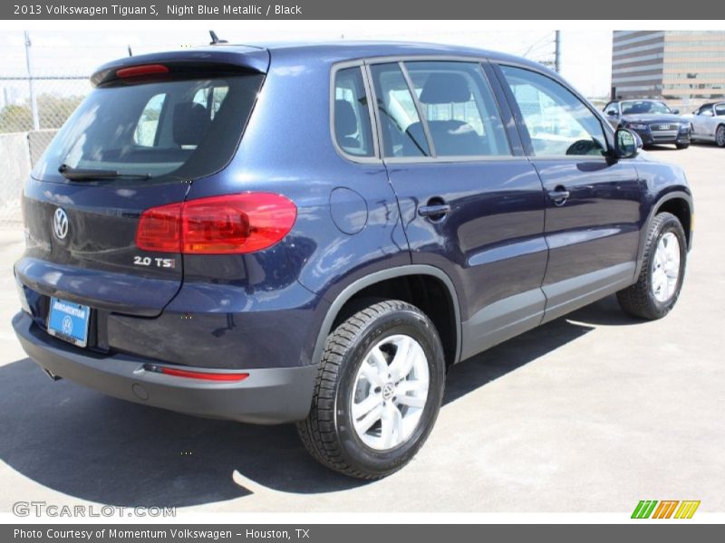 Night Blue Metallic / Black 2013 Volkswagen Tiguan S