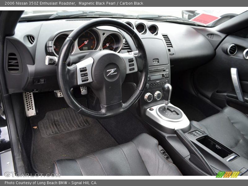  2006 350Z Enthusiast Roadster Carbon Black Interior