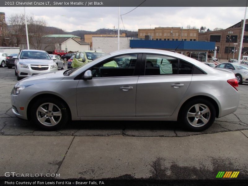 Silver Ice Metallic / Jet Black 2013 Chevrolet Cruze LT