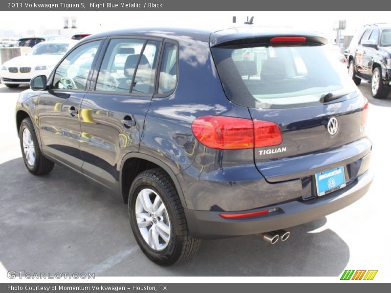 Night Blue Metallic / Black 2013 Volkswagen Tiguan S