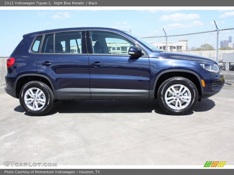 Night Blue Metallic / Black 2013 Volkswagen Tiguan S