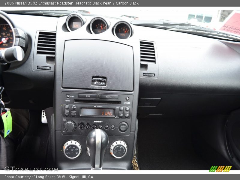 Magnetic Black Pearl / Carbon Black 2006 Nissan 350Z Enthusiast Roadster