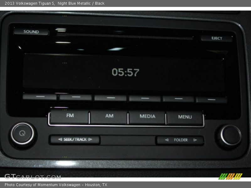 Night Blue Metallic / Black 2013 Volkswagen Tiguan S