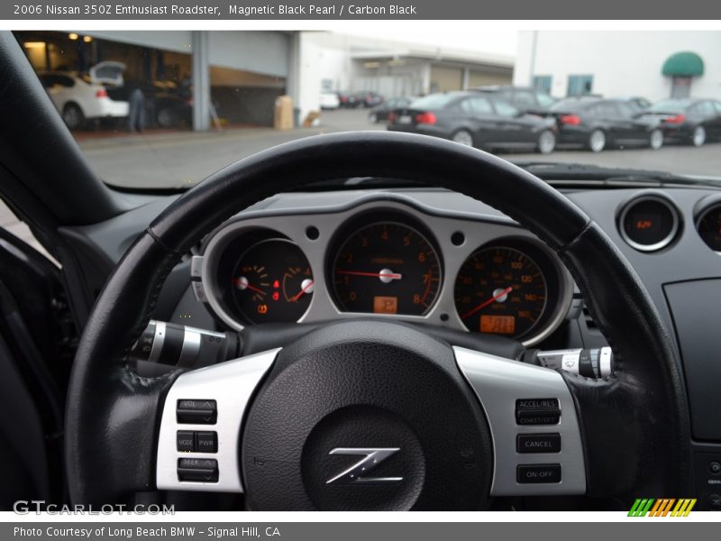 Magnetic Black Pearl / Carbon Black 2006 Nissan 350Z Enthusiast Roadster