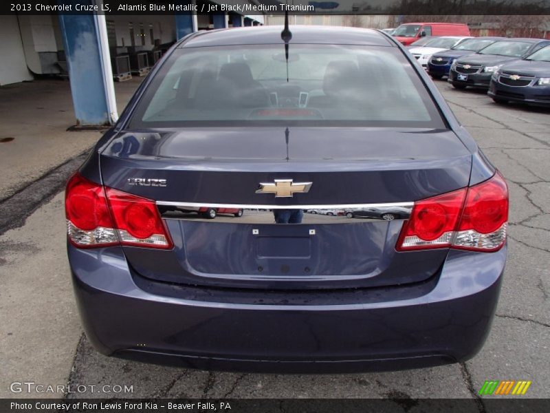 Atlantis Blue Metallic / Jet Black/Medium Titanium 2013 Chevrolet Cruze LS