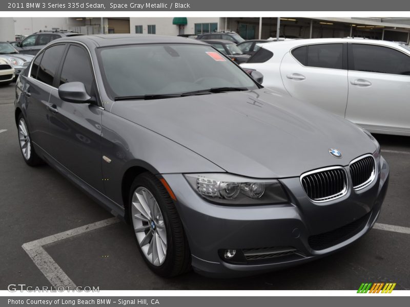 Space Gray Metallic / Black 2011 BMW 3 Series 335d Sedan