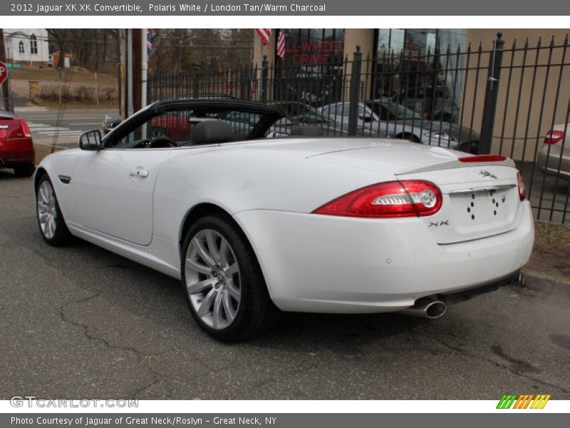 Polaris White / London Tan/Warm Charcoal 2012 Jaguar XK XK Convertible