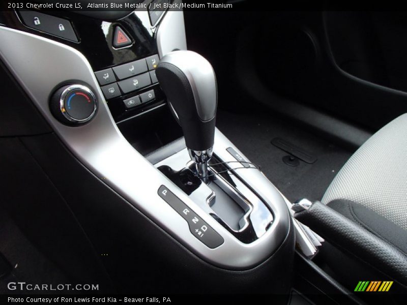 Atlantis Blue Metallic / Jet Black/Medium Titanium 2013 Chevrolet Cruze LS