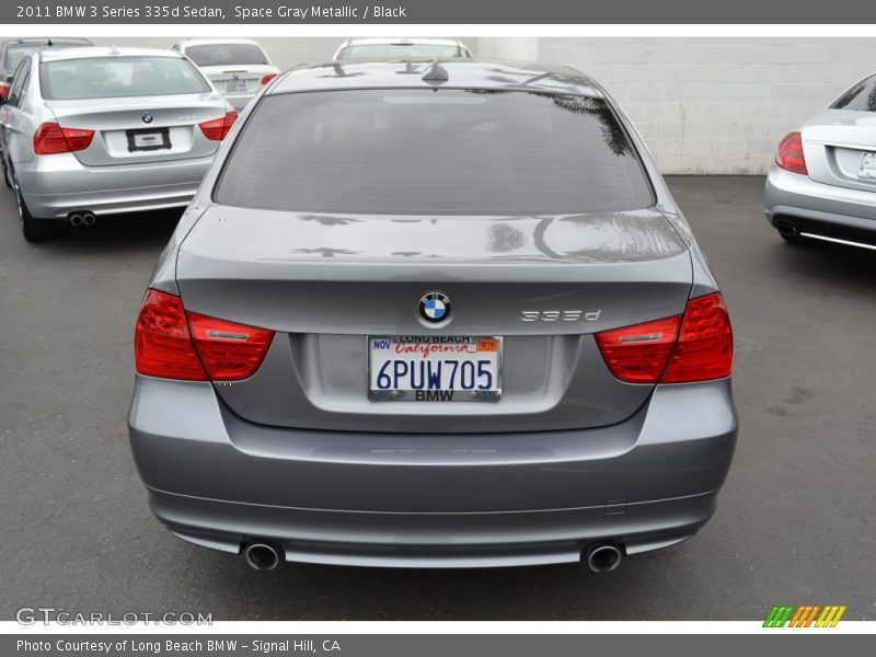 Space Gray Metallic / Black 2011 BMW 3 Series 335d Sedan