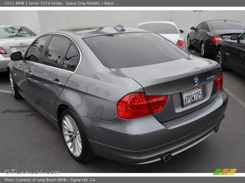 Space Gray Metallic / Black 2011 BMW 3 Series 335d Sedan