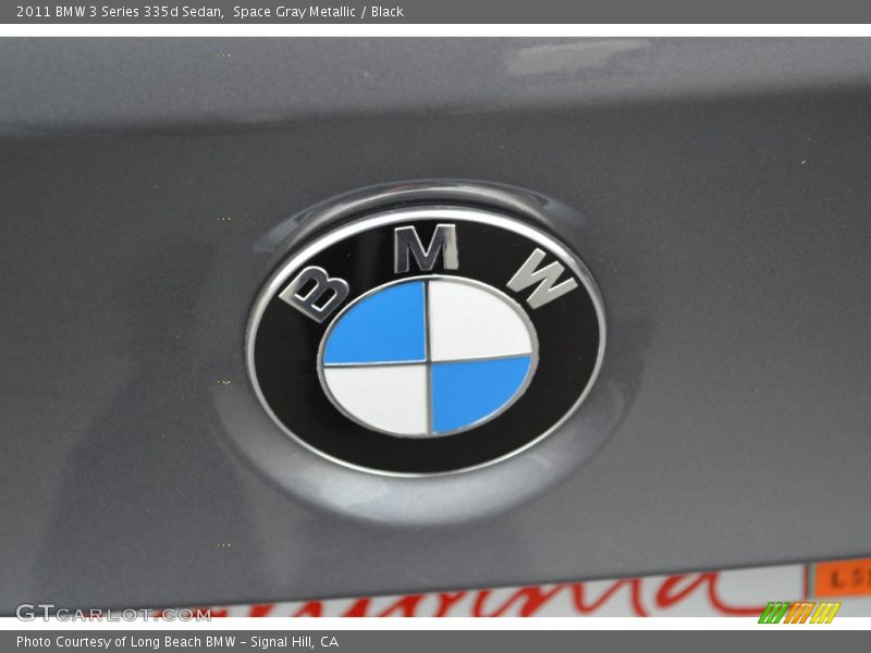 Space Gray Metallic / Black 2011 BMW 3 Series 335d Sedan