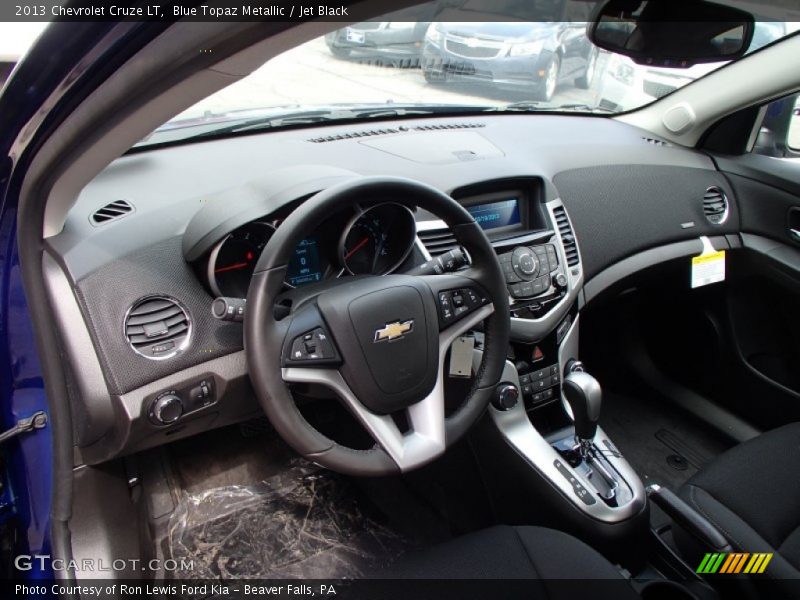 Blue Topaz Metallic / Jet Black 2013 Chevrolet Cruze LT