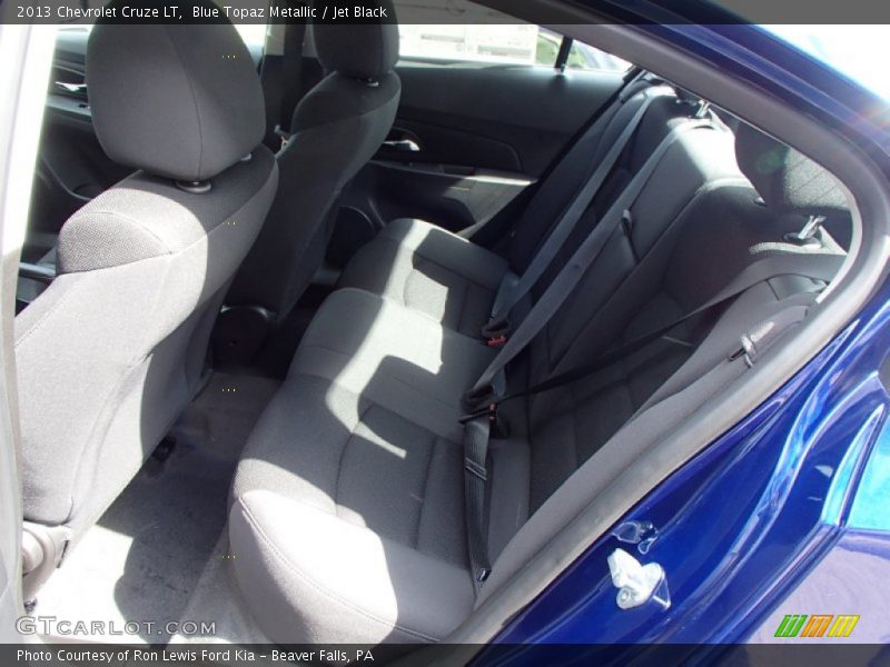 Blue Topaz Metallic / Jet Black 2013 Chevrolet Cruze LT