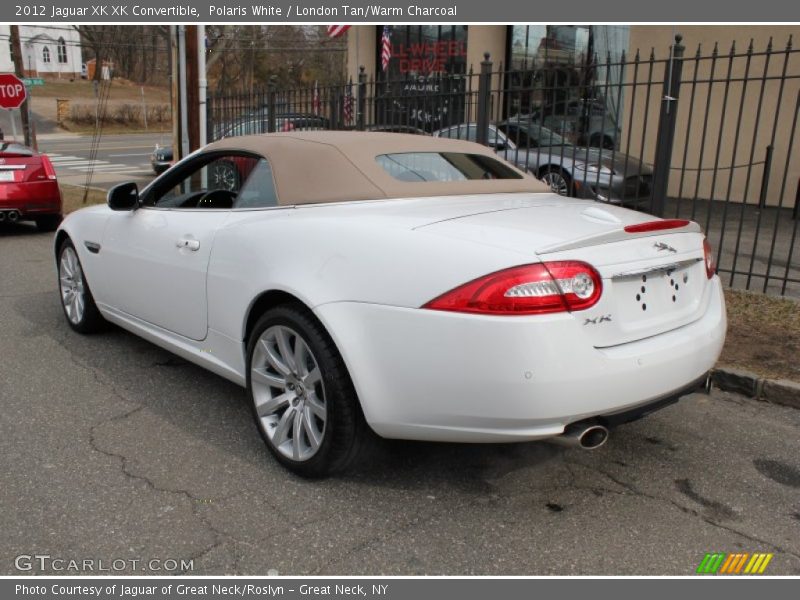 Polaris White / London Tan/Warm Charcoal 2012 Jaguar XK XK Convertible