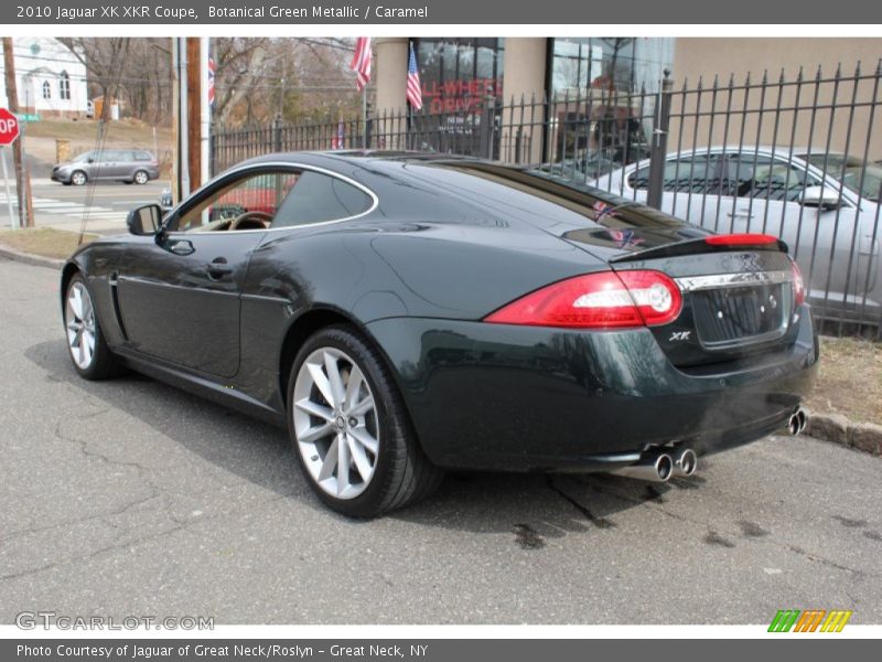 Botanical Green Metallic / Caramel 2010 Jaguar XK XKR Coupe