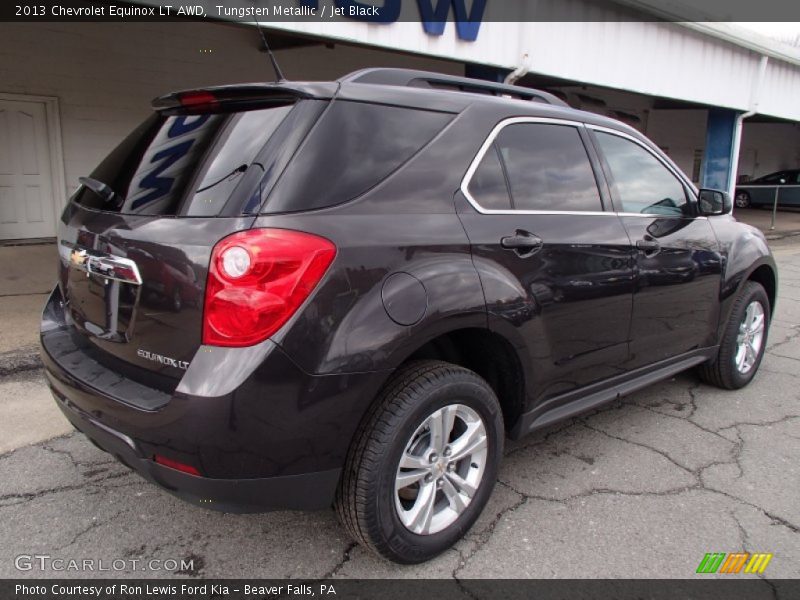 Tungsten Metallic / Jet Black 2013 Chevrolet Equinox LT AWD