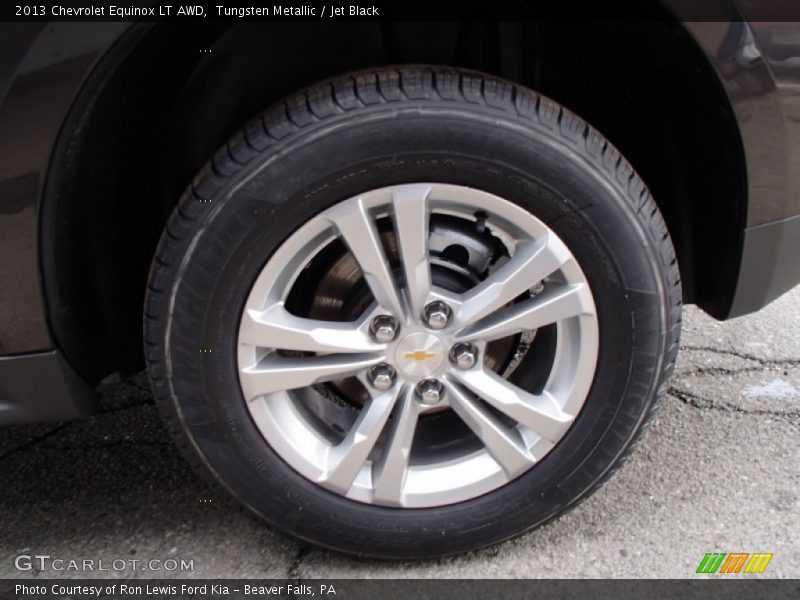 Tungsten Metallic / Jet Black 2013 Chevrolet Equinox LT AWD