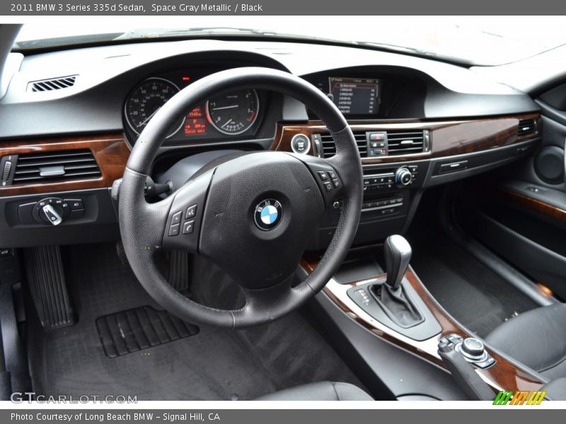 Space Gray Metallic / Black 2011 BMW 3 Series 335d Sedan