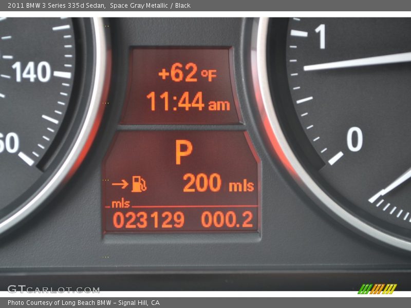 Space Gray Metallic / Black 2011 BMW 3 Series 335d Sedan