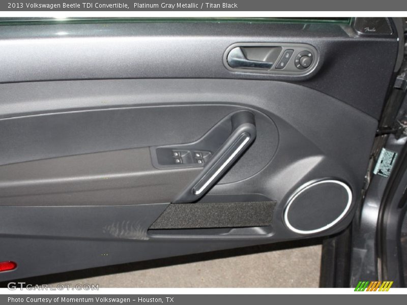 Platinum Gray Metallic / Titan Black 2013 Volkswagen Beetle TDI Convertible